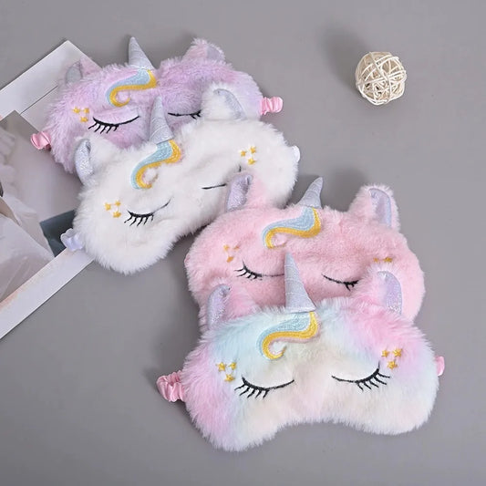 Soft Plush UnicornSleeping Mask