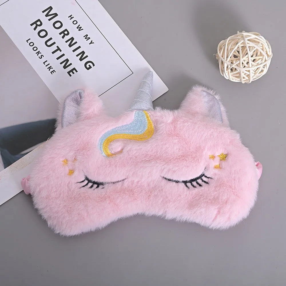 Soft Plush UnicornSleeping Mask