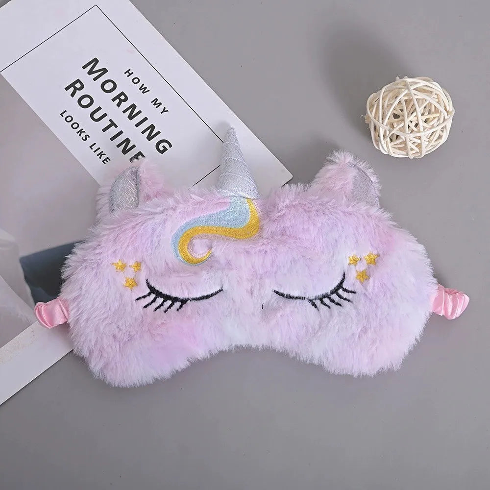 Soft Plush UnicornSleeping Mask